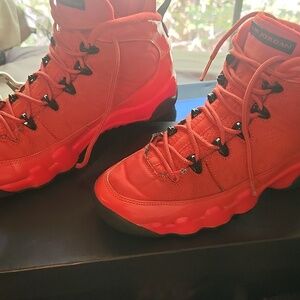 Jordan High top Red Sneakers